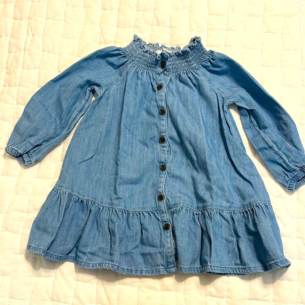 Old Navy long sleeve denim dress